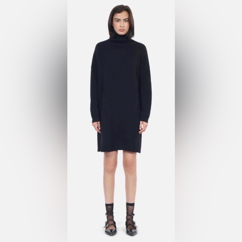 The Kooples Minimalist Cashmere Model Off-Duty Sweater Dress Size Medium NWT